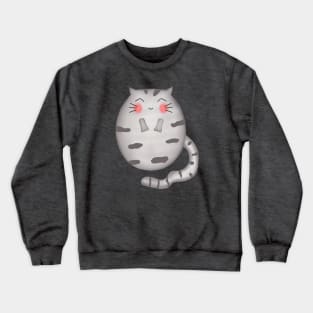 Fat funny cat Crewneck Sweatshirt